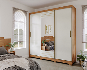 Roupeiro Guarda-Roupa Buzios 2m