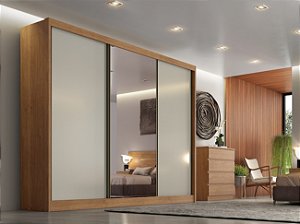 Roupeiro Guarda-Roupa Sollo Plus 2,73m - 100% MDF