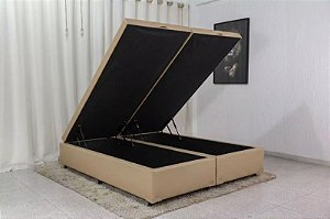 Cama Box Baú Casal Bipartida Blindada 188x138