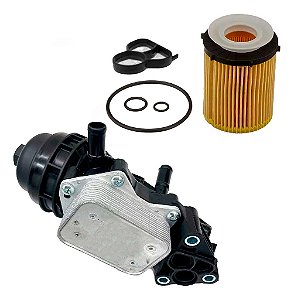 Suporte Filtro Óleo Com Radiador Resfriador Mb A200 B Cla Gl