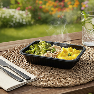 Frango cremoso com brócolis