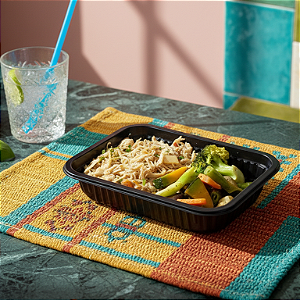 Frango cremoso com legumes