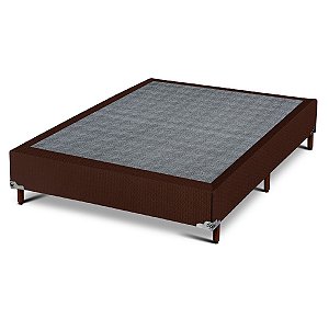 Base Polar Casal Sommier Marrom 138x188x25