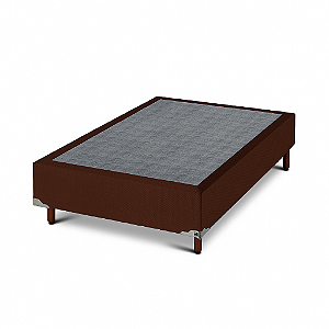 Base Polar Solteiro Sommier Marrom 88cm x 188cm x 25cm