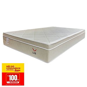 Colchão Casal Plumatex Smart Lis Pocket Molas ensacadas 138x188x30cm