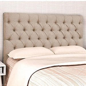 Cabeceira MDP Sevilha Casal 1,40m Tecido Joly Bege