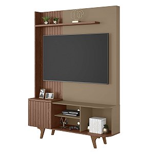 Home Bechara Corumbau 1,92m x 1,36m x 0,38m Freijó com Fendi