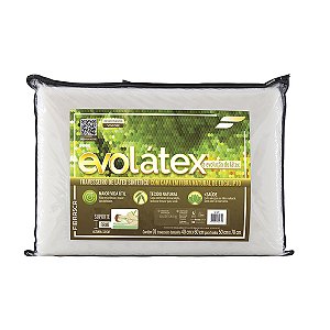 Travesseiro Fibrasca Evolatex Alto 40cm x 60cm x 16cm