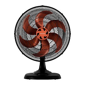 Ventilador de Mesa Ventisol Turbo 50cm Preto 6 pás Bronze 127v