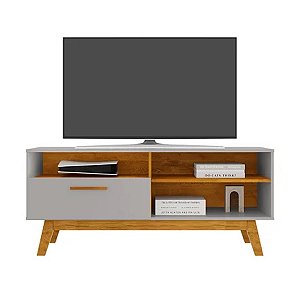 Rack Paladio 0,58m x 1,36m x 0,37m Off White com Naturalle