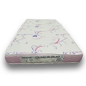 Colchão Ortobom D20 Physical Resistente Liso Solteiro 0,88m x 1,88m x 0,12m