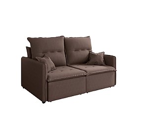 Sofá Cama Flash Londres 2m Marrom