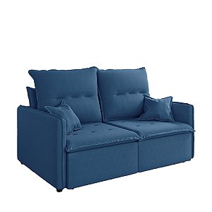 Sofá Cama Flash Londres 2m Azul