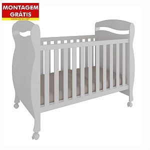 Berço Peroba Junior 3 Alturas 2 em 1 Branco