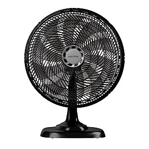 Ventilador de Mesa Ventisol Turbo 50cm 10 Pás Preto e Cinza 127v