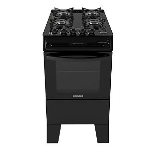 Fogão Itatiaia Electra Glass Piso 4 Bocas Mesa de Vidro 48L Acendimento Automático Bivolt