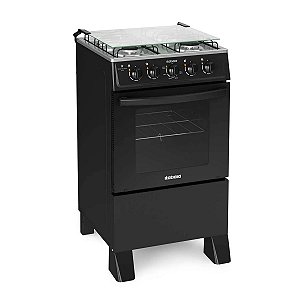 Fogão Itatiaia Star Clean 4 bocas Preto