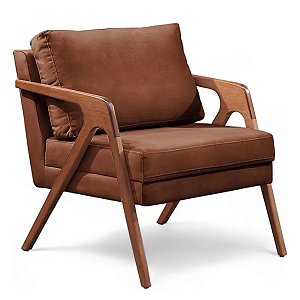 Poltrona Martins MM29 Tecido AA430 Couríssimo Marrom