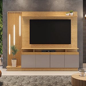 Home JCM Absoluto Led Ripado 2,00m x 1,89m Jequitiba com Silver