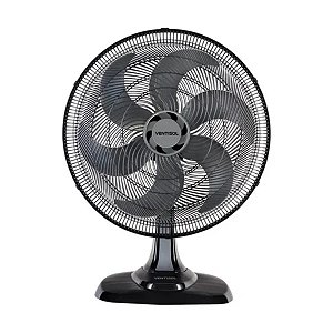 Ventilador de Mesa Ventisol Turbo 50cm Preto com 6 Pás Cinza 127V