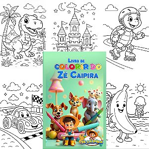 Livro de Colorir do Zé Caipira