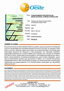 CONHECIMENTO EM DISPUTA NA BASE NACIONAL COMUM CURRICULAR