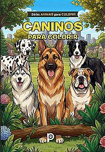 Caninos para Colorir