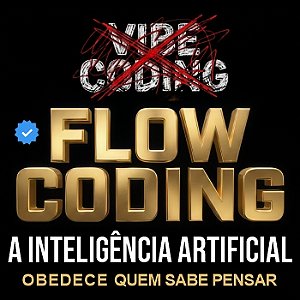 FLOW CODING: A Inteligência Artificial Obedece Quem Sabe Pensar - Vibe Coding morreu