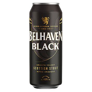 Cerveja Belhaven Scottish Stout, lata 440ml