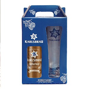 Kit Cerveja Karlsbrau Kellerbier, Lata + Copo