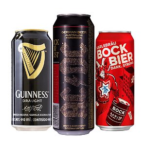 Combo Cerveja Guinness, Bock e ACDC