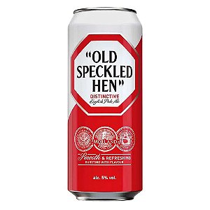 Cerveja Old Speckled Hen, lata 500ml