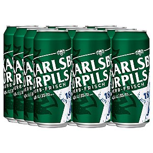 Cerveja Karlsbrau Urpils, pack com 12 latas 500ml