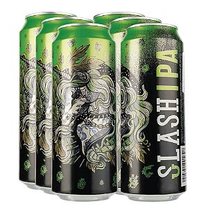 Cerveja Slash IPA, pack com 6 latas 500ml
