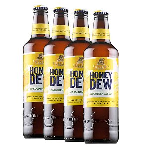 Cerveja Fuller's Honey Dew, pack com 4 garrafas 500ml