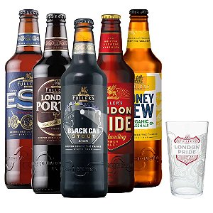 Combo Fuller's, 5 Cervejas + Copo London Pride