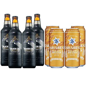 Combo 8 Cervejas (Black Cab, Karlsbrau Weizen)