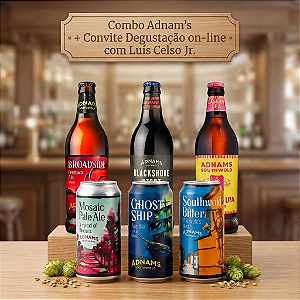 Combo Adnams + Convite Degustação on-line com Luís Celso Jr.