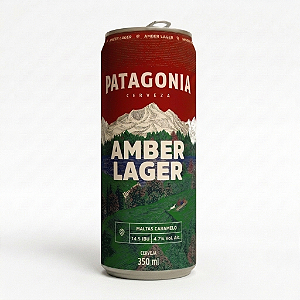 Cerveja Patagonia Amber Lager - Lata 350ml