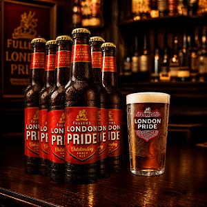 Kit Cerveja London Pride 500 ml + Copo London Pride
