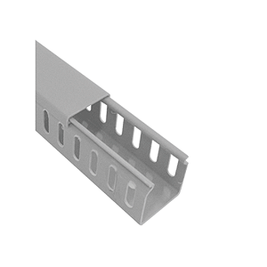 CANALETA PAINEL ELETRICO 20X20mm 2M BR SEMI ABERTA ILUMI