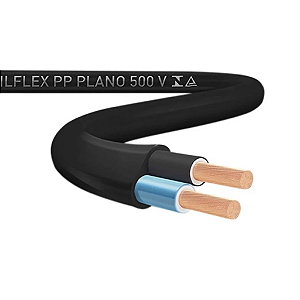 CABO SILFLEX PP 500 V 2x2,50 PRETO LC500   AVULSO