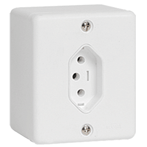 TOMADA 2P+T 20A 250V BOX ILUMI
