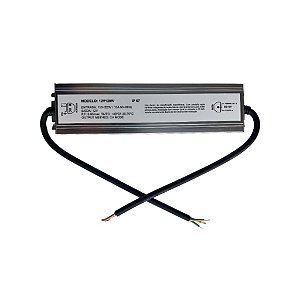 DRIVE CONECTOR CONVERSOR ESTATICO CITYLMP IP67 85-266V P/ 12V 120W/10A COPO ALUMI  210*30*20MM 40492