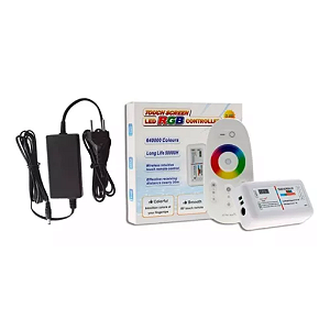 COMANDO TOUCH SCREEN RGB + FONTE 5A 12V