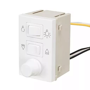 CONTROLE VENTILADOR MODULAR DIMERIZAVEL BIV BR SLEEK MARGIRIUS