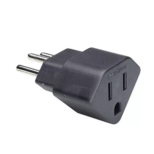 ADAPTADOR 2-33 PRETO (F) 10A 2P+T (14593)