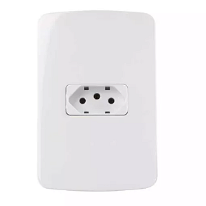 CONJ 1 TOM PAD BRAS 2P+T 10A-250V 4X2 BR B3 MARGIRIUS 19481