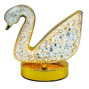 LUMINARIA DE MESA CISNE RECARREGAVEL  8W SH-034