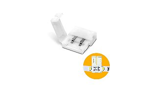 EMENDA PARA FITA DE LED RGB COLORIDA 2 VIAS 8MM ACLD0004